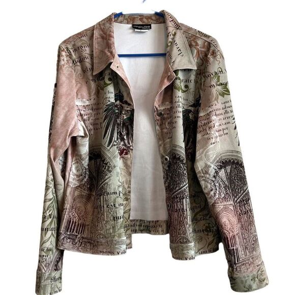 Vintage Impulse California size M jacket ornate buttons. - Picture 2 of 6